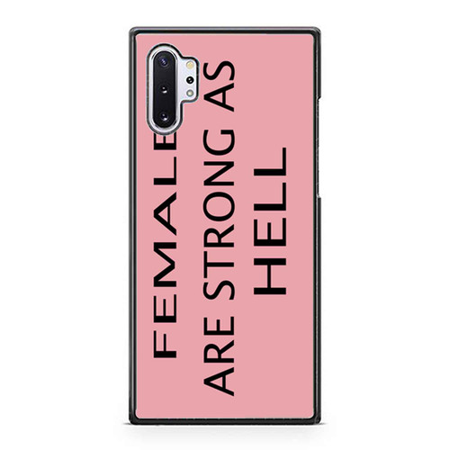 Female Are Strong As Hell Bride Bridesmaid Brides Squad Mom Life Make Up Samsung Galaxy Note 10 / Note 10 Plus Case Cover