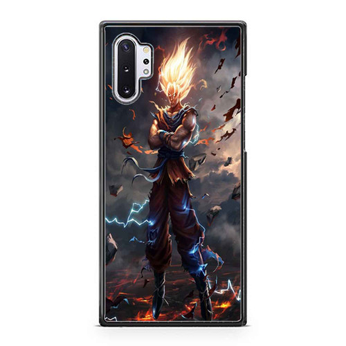 Dragon Ball Z Songoku Super Saiyan Samsung Galaxy Note 10 / Note 10 Plus Case Cover