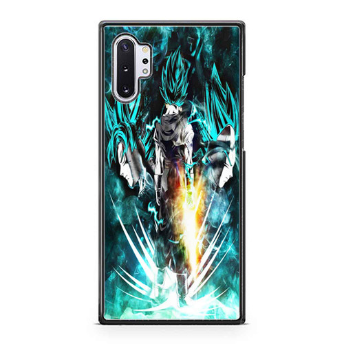Dragon Ball Saiyan Blue Art Samsung Galaxy Note 10 / Note 10 Plus Case Cover