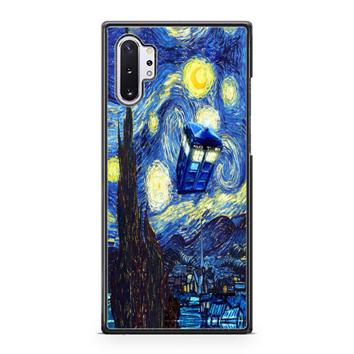 Dr Who Meets Starry Night Samsung Galaxy Note 10 / Note 10 Plus Case Cover