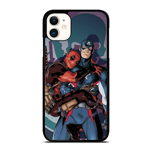 The Avengers Character Infinity War Captain America Versus Deadpool Hail Hydra iPhone 11 / 11 Pro / 11 Pro Max Case Cover