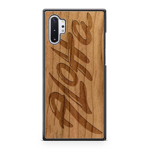 Aloha Wood Printed Samsung Galaxy Note 10 / Note 10 Plus Case Cover