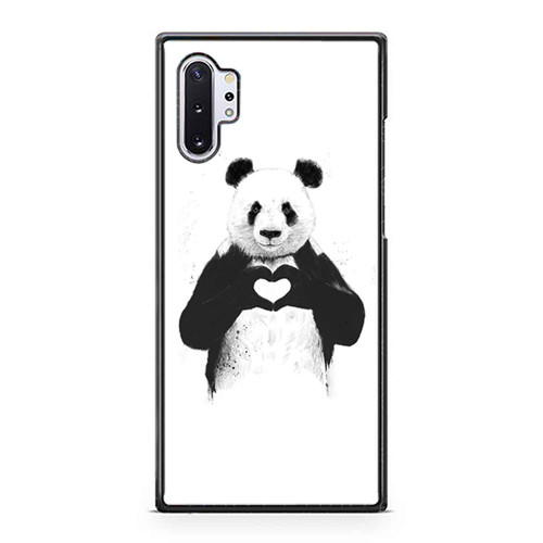 All You Need Is Love Panda Samsung Galaxy Note 10 / Note 10 Plus Case Cover