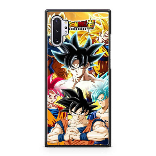 All Son Goku'S Transformations Dragon Ball Super Samsung Galaxy Note 10 / Note 10 Plus Case Cover