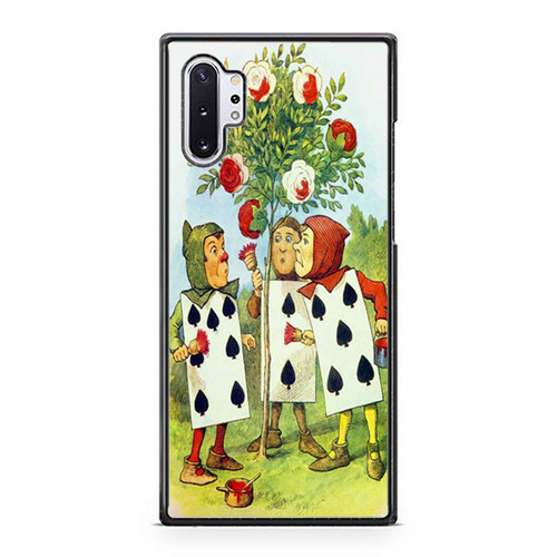 Alice In Wonderland Painting The Roses Samsung Galaxy Note 10 / Note 10 Plus Case Cover
