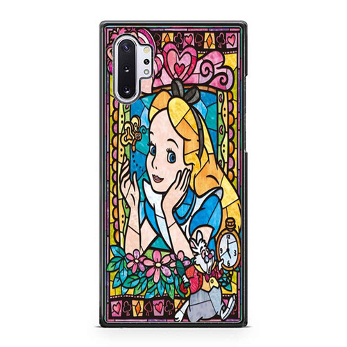 Alice In Wonderland Mozaic Glasses Samsung Galaxy Note 10 / Note 10 Plus Case Cover
