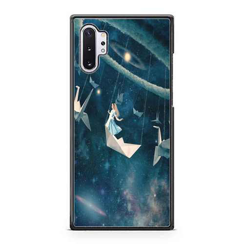 Alice In Wonderlan Paper Boat Galaxy Samsung Galaxy Note 10 / Note 10 Plus Case Cover