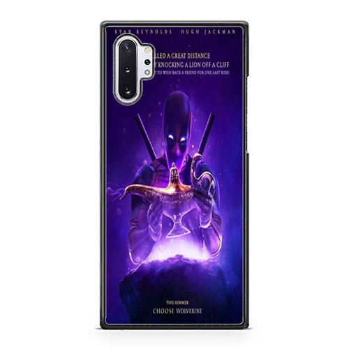 Aladdinpool Funny Mashup Aladdin And Deadpool Samsung Galaxy Note 10 / Note 10 Plus Case Cover