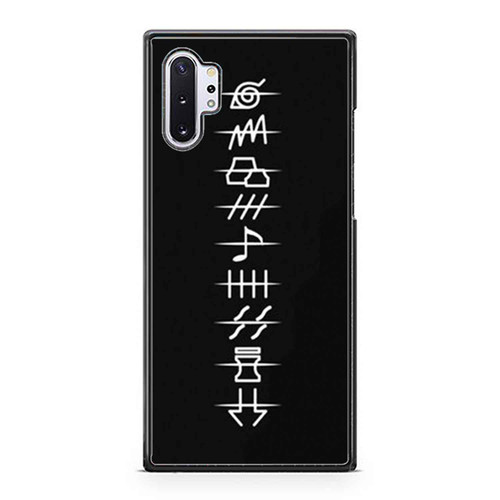 Akatsuki Anime Naruto Village Symbols Samsung Galaxy Note 10 / Note 10 Plus Case Cover