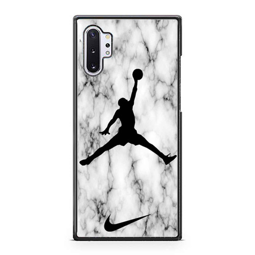Air Jordan White Marble Samsung Galaxy Note 10 / Note 10 Plus Case Cover