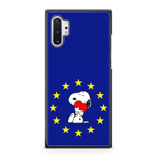 Aims Snoopy Blue Samsung Galaxy Note 10 / Note 10 Plus Case Cover