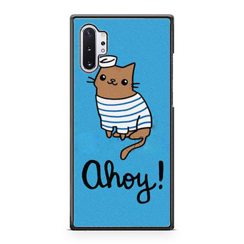 Ahoy Sailor Cat Cute Samsung Galaxy Note 10 / Note 10 Plus Case Cover