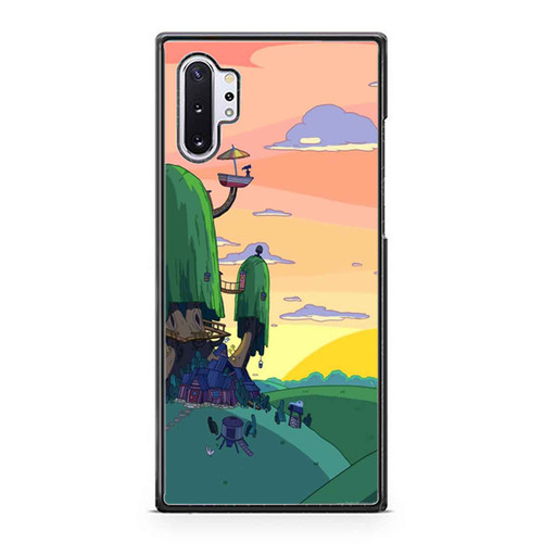 Adventure Time Tree House In Foreground 1 Samsung Galaxy Note 10 / Note 10 Plus Case Cover
