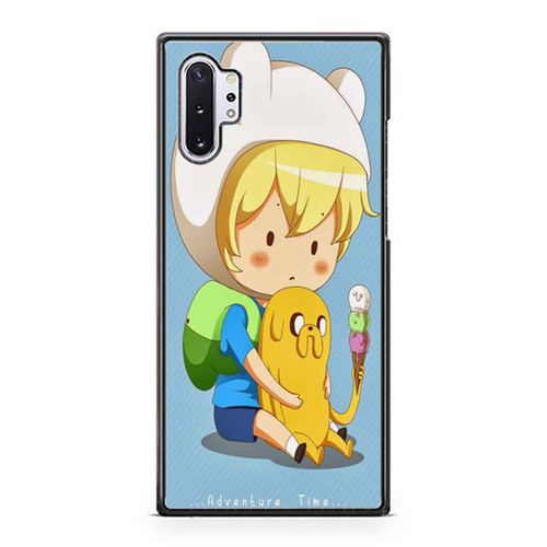 Adventure Time Jake And Finn Ice Cream Samsung Galaxy Note 10 / Note 10 Plus Case Cover
