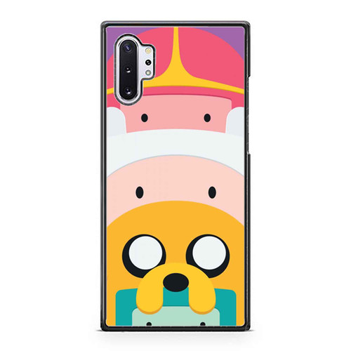 Adventure Time Cartoon Face Art Samsung Galaxy Note 10 / Note 10 Plus Case Cover