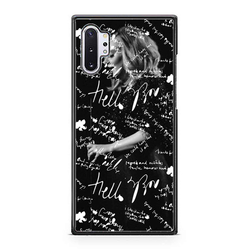 Adele Tour Confetti Black Samsung Galaxy Note 10 / Note 10 Plus Case Cover