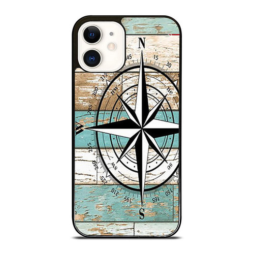 Nautical Compass Vintage iPhone 12 Mini / 12 / 12 Pro / 12 Pro Max Case Cover