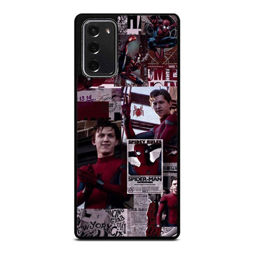 Tom Holland Peter Parker Spiderman Imagine Samsung Galaxy Note 20 / Note 20 Ultra Case Cover