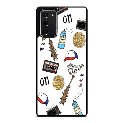 Stranger Things Drawings Samsung Galaxy Note 20 / Note 20 Ultra Case Cover