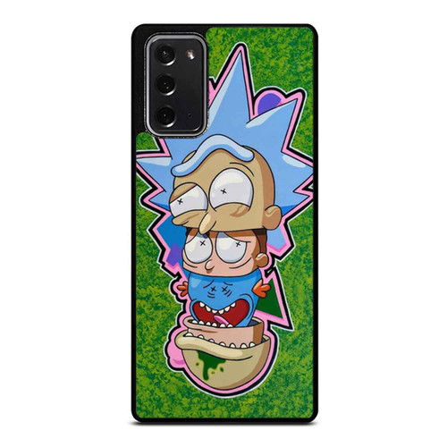 Rick And Morty All Expression Emoji Funny Parody Samsung Galaxy Note 20 / Note 20 Ultra Case Cover