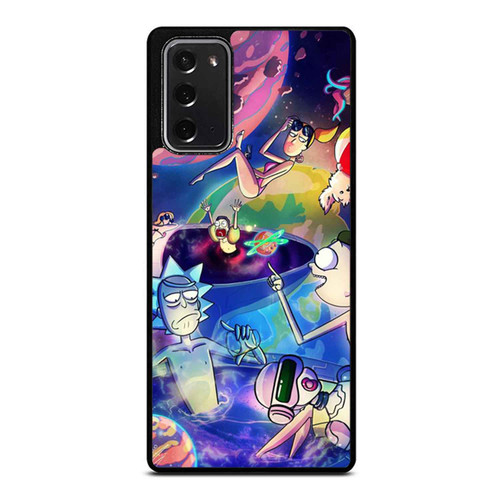Rick And Morty All Characters Shower In The Galaxy Funny Parody Samsung Galaxy Note 20 / Note 20 Ultra Case Cover