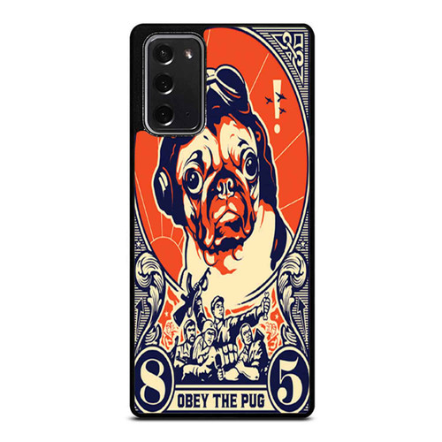 Pug Cute Obey Pet Dog Samsung Galaxy Note 20 / Note 20 Ultra Case Cover