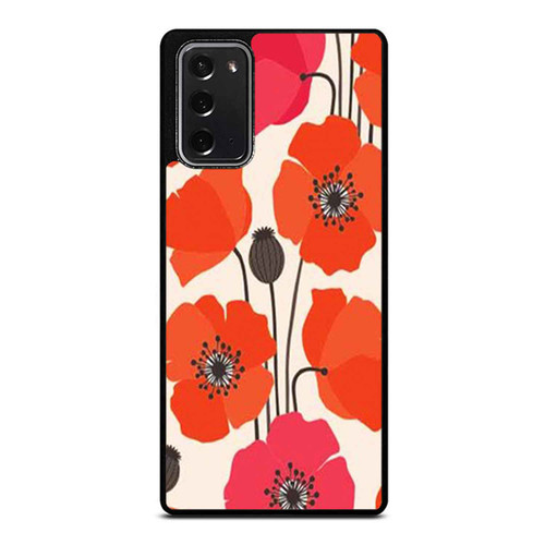 Poppy Flower Colorful Spring Flower Easter Samsung Galaxy Note 20 / Note 20 Ultra Case Cover