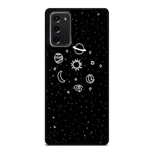Planet Space Cartoon Samsung Galaxy Note 20 / Note 20 Ultra Case Cover
