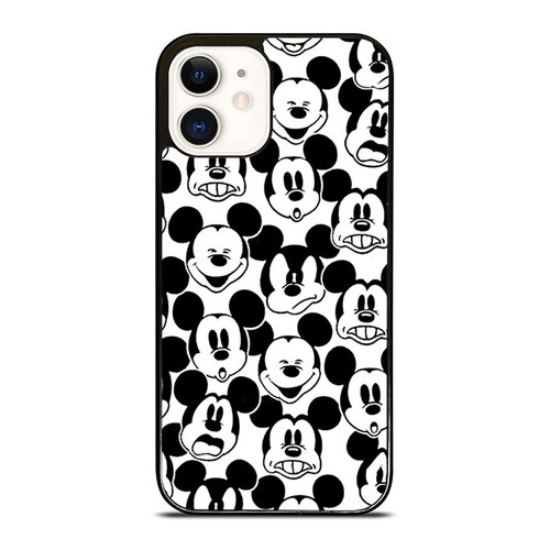 Mickey Mouse Face Collage iPhone 12 Mini / 12 / 12 Pro / 12 Pro Max Case Cover