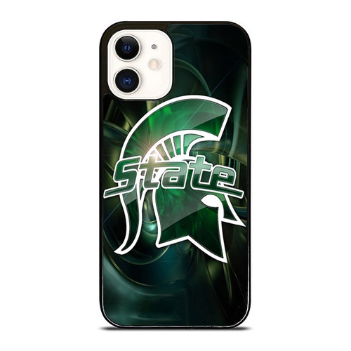 Michigan State Logo Art iPhone 12 Mini / 12 / 12 Pro / 12 Pro Max Case Cover