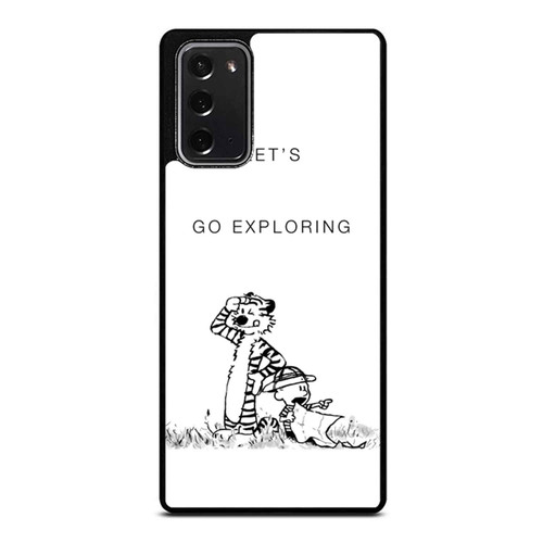 Let'S Go Exploring Calvin And Hobbes Samsung Galaxy Note 20 / Note 20 Ultra Case Cover