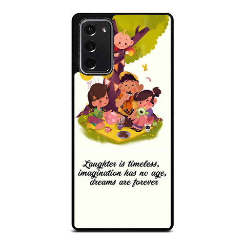 Laughter Is Timeless Imagination Has No Age Dreams Are Fore Samsung Galaxy Note 20 / Note 20 Ultra Case Cover