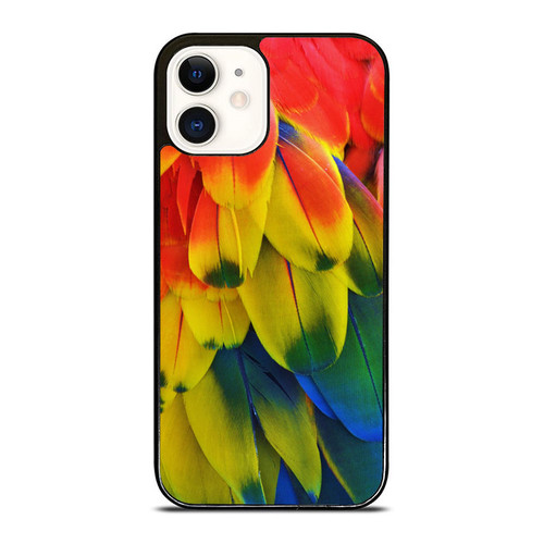 Macaw Feathers iPhone 12 Mini / 12 / 12 Pro / 12 Pro Max Case Cover
