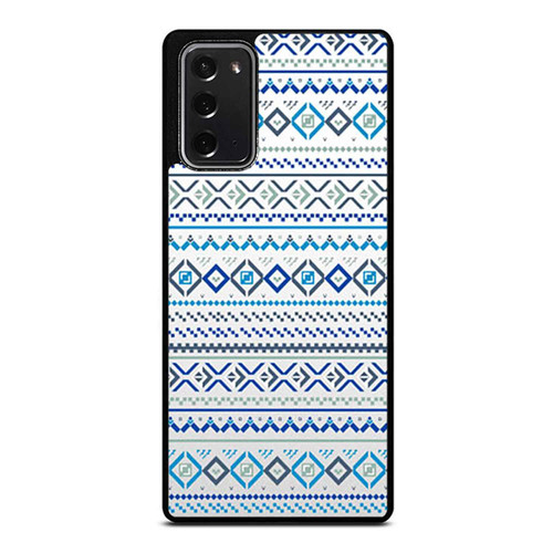 Fairisle Squares And Crosses Patterned Samsung Galaxy Note 20 / Note 20 Ultra Case Cover