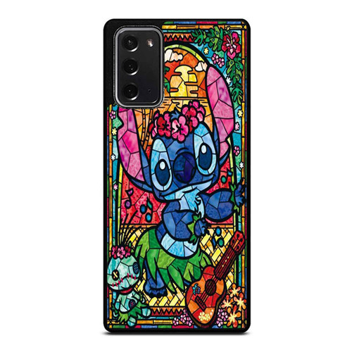 Disney Lilo And Stitch Stained Glass Fan Art Samsung Galaxy Note 20 / Note 20 Ultra Case Cover