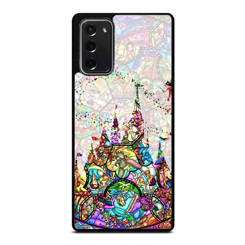 Disney Castle Stained Glass World Of Characters For All Samsung Galaxy Note 20 / Note 20 Ultra Case Cover