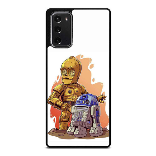 Derek Laufman Star Wars Chibi And R2 D2 Samsung Galaxy Note 20 / Note 20 Ultra Case Cover