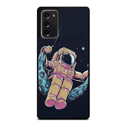 Cosmonaut Swing Space Interstellar Moon Stars Game Film Fantasy 1 Samsung Galaxy Note 20 / Note 20 Ultra Case Cover