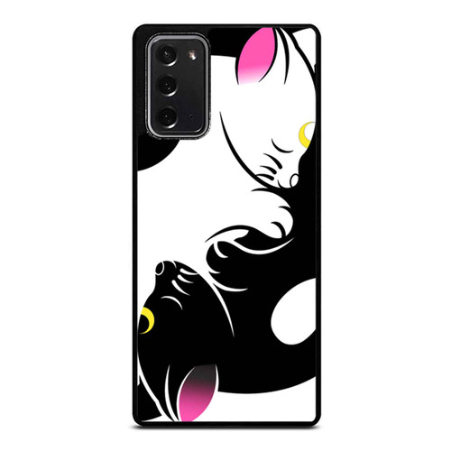 Cat Black And White Cats Luna Sailor Moon Samsung Galaxy Note 20 / Note 20 Ultra Case Cover