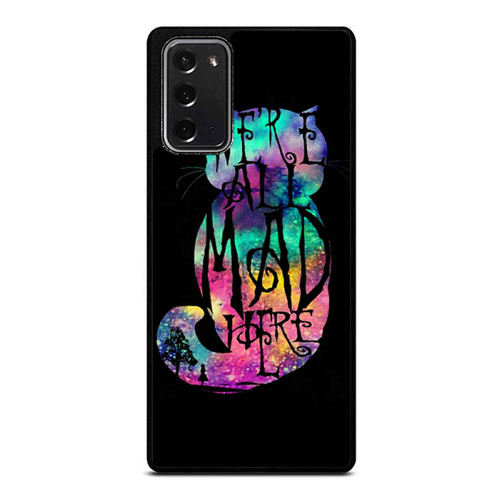 Alice In Wonderland Cheshire Cat Poster Samsung Galaxy Note 20 / Note 20 Ultra Case Cover