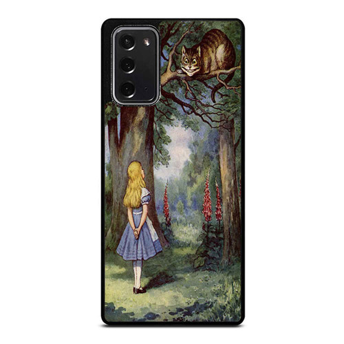 Alice In Wonderland Cheshire Cat Samsung Galaxy Note 20 / Note 20 Ultra Case Cover