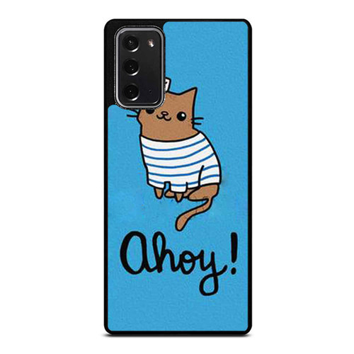 Ahoy Sailor Cat Cute Samsung Galaxy Note 20 / Note 20 Ultra Case Cover