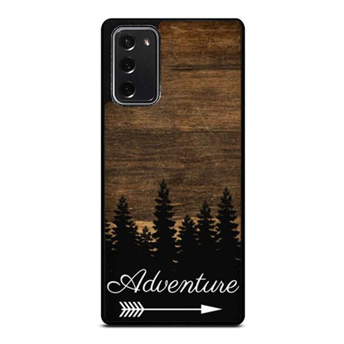 Adventure Wood Hiking Camping Travel Arrow Quote Nature Outdoors Samsung Galaxy Note 20 / Note 20 Ultra Case Cover