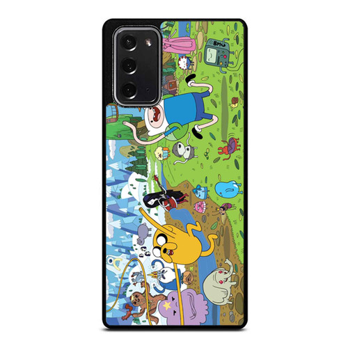 Adventure Time Jake And Finn Artwork Playing Samsung Galaxy Note 20 / Note 20 Ultra Case Cover