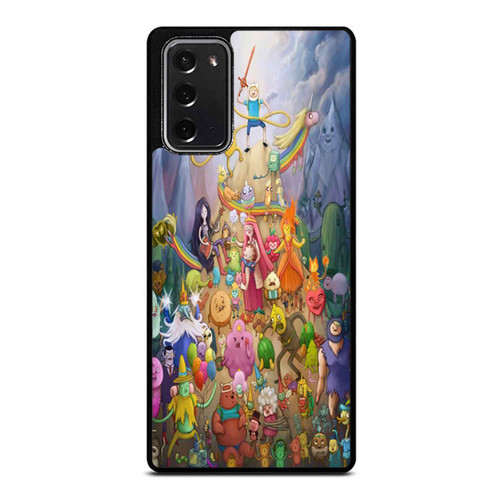 Adventure Time Cartoon Paint Art Samsung Galaxy Note 20 / Note 20 Ultra Case Cover