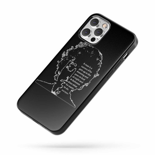 A Man Is A Success If He Gets Up In The Morning iPhone Case Cover
