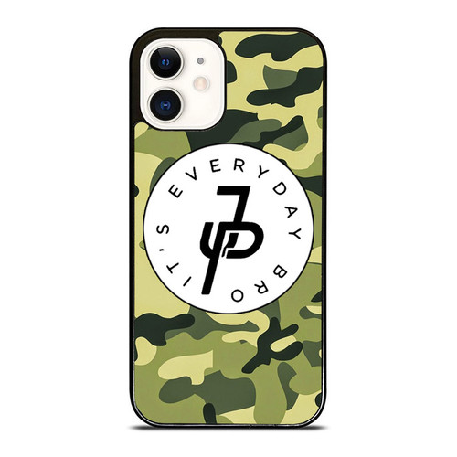 Jp Cross Jake Paul It'S Every Day Bro Green Camoflage Camo Team iPhone 12 Mini / 12 / 12 Pro / 12 Pro Max Case Cover
