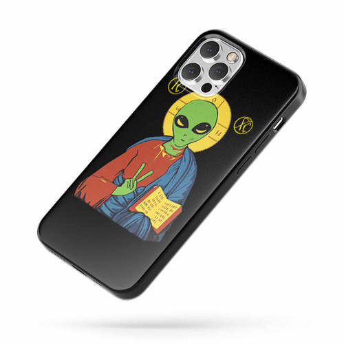 Alien Jesus Funny Atheist iPhone Case Cover