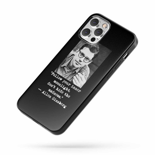 Allen Ginsberg Black And White Photo And Quote iPhone Case Cover