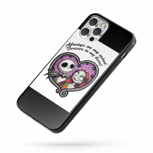 Always On My Mind Forever In My Heart Jack & Sally iPhone Case Cover
